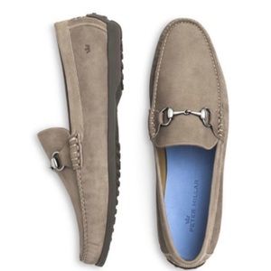 Peter Millar NWOT leather slip on driving loafers